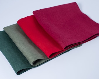 Wine linen napkin. Organic table linens decor. Natural cloth napkins. Handmade napkins. Holiday gift