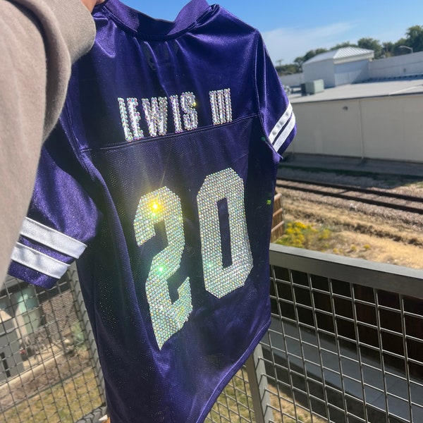 Bedazzled Jersey Etsy