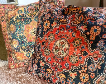 Cushion cover set of 4, vintage, baroque, hippie, boho, retro, decorative cushion