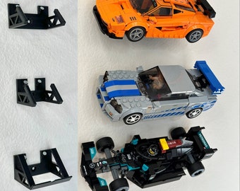 Angled Wall Mount Display for LEGO Speed Champion