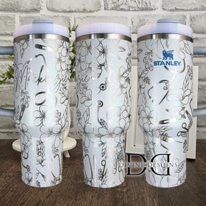 Customized Stethoscope Laser Engraved Tumbler – Durable Stainless Steel Drinkware – Gift for Healthcare Workers & Medical Students