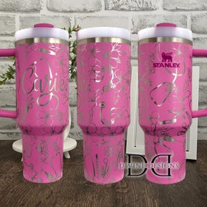 Customized Nurse Laser Engraved Tumbler, Durable Stainless Steel Drinkware, Gift for Medical Professionals