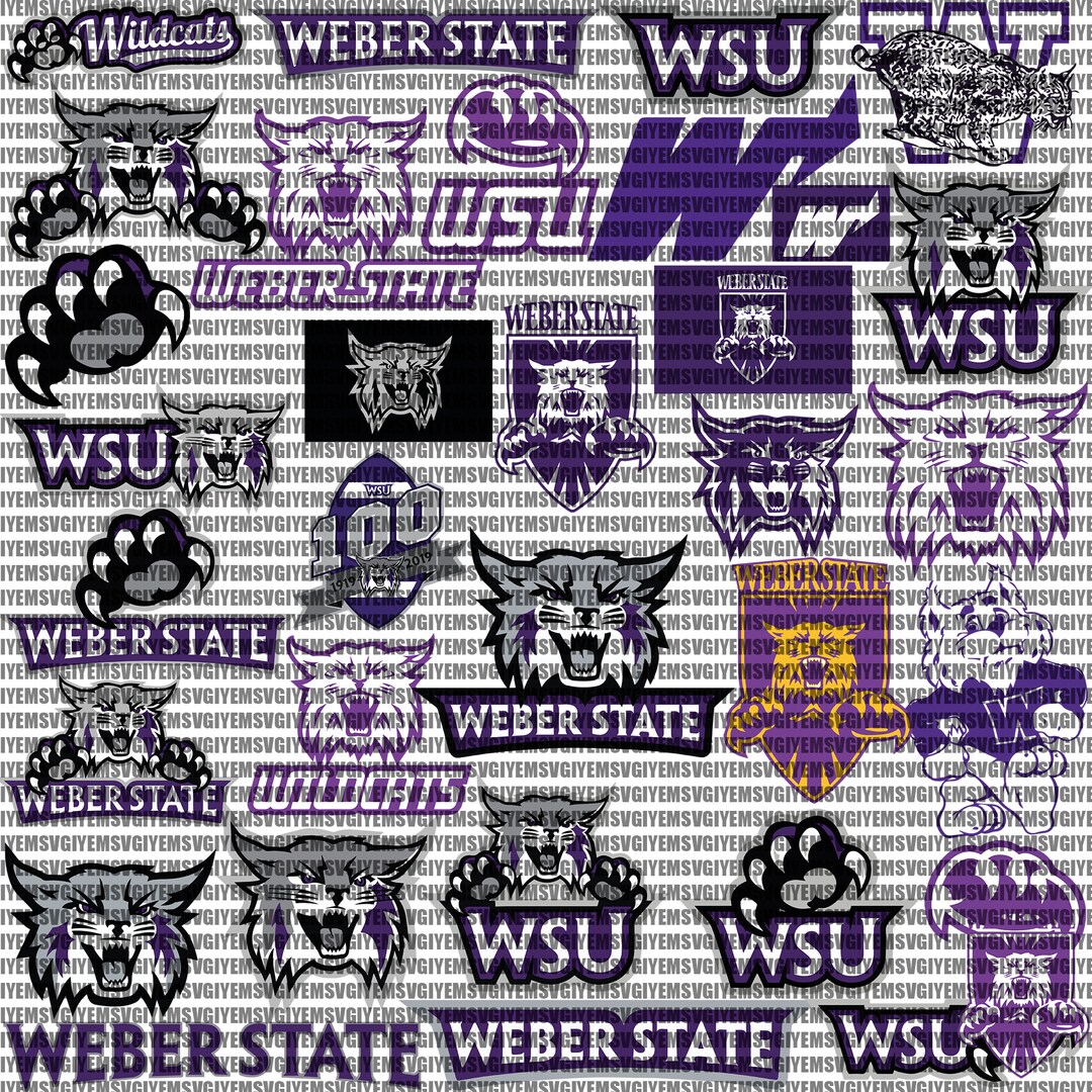 Weber State University SVG, Wildcats SVG, College, Athletics, Football ...