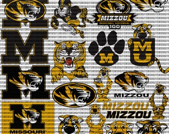 Missouri University SVG, Tigers SVG, College, Athletics, Football, Basketball, MU, Mom, Dad, Game Day, Instant Download.