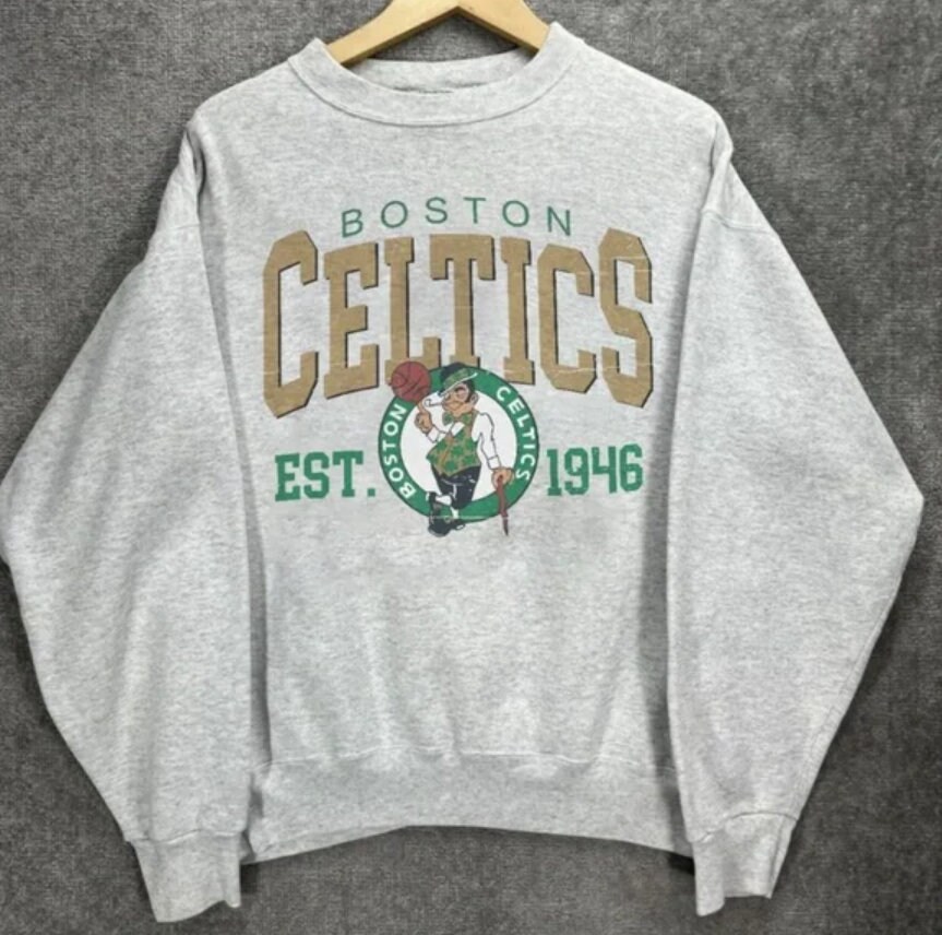 80s Vintage Design Boston Celtics Est 1946 Basketball Unisex Sweatshirt –  Teepital – Everyday New Aesthetic Designs