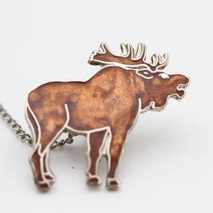 Moose Tie Tack Lapel Pin