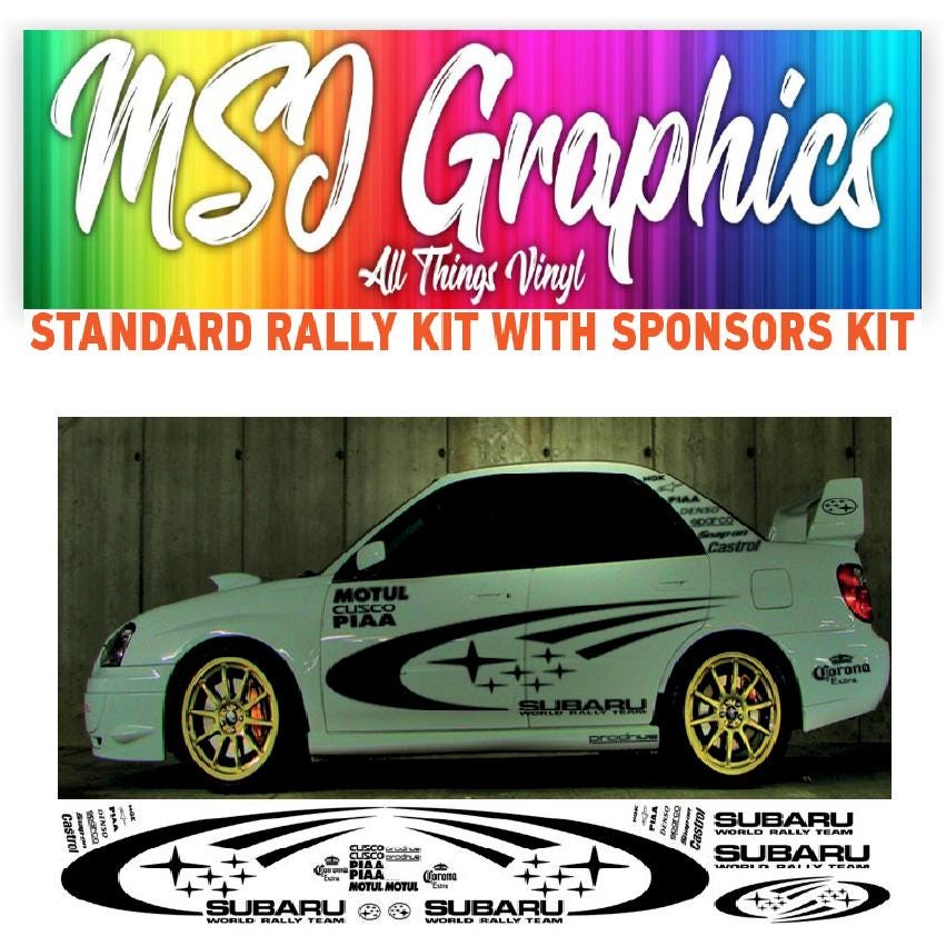 Subaru rally team decal - Etsy 日本 Subaru rally team decal - Etsy 日本