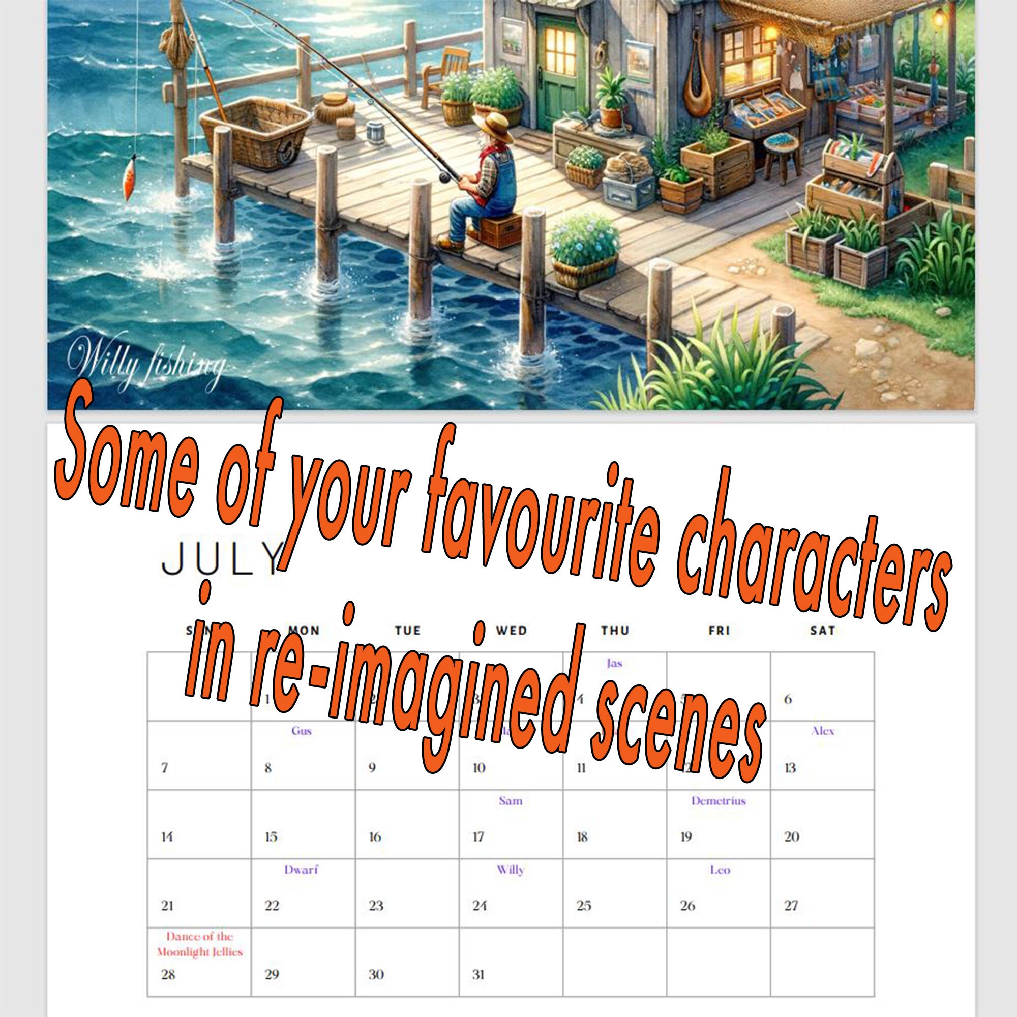 Stardew Valley Fan Made A3 Wall Calendar DIGITAL DOWNLOAD - Etsy
