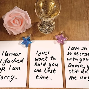 Channelte Botschaften von Deiner EX - LIEFERUNG innerhalb von 24 Stunden - Entdecke ihre wahren Gefühle für Dich! -Bild und Optional Text- über Etsy