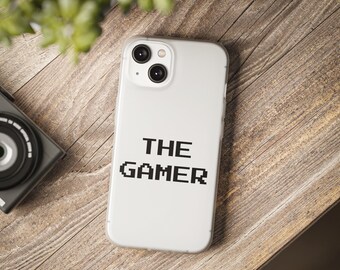 Pixel Gamer Flexi Phone Case | Vintage Arcade Style | Perfect for Gamers & Gaming Enthusiasts | Durable Sleek Protection