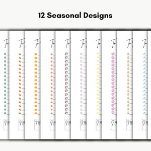 Seasonal Printable to Do List, Daily Checklist, US Letter &amp; A4 Sizes ...