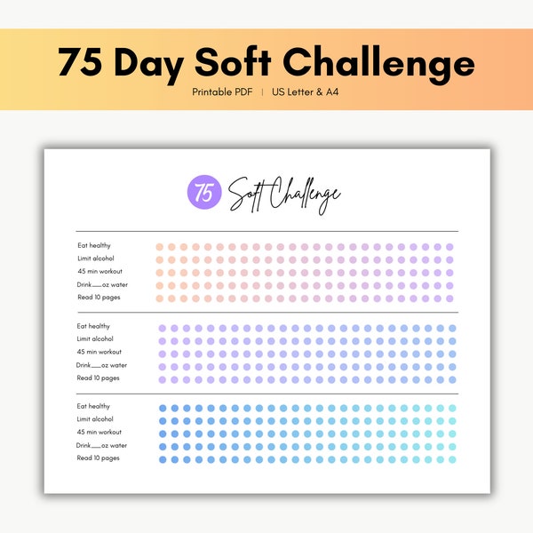 75 DAY SOFT CHALLENGE PRINTABLE FREE visual data 8