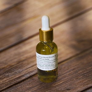 Beard Growth Oil: Infused with African Herbs