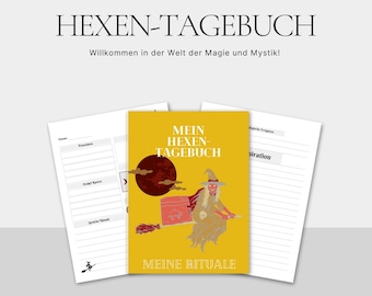 High-quality KDP Interior - Grimoire - witch diary for magic and mysticism