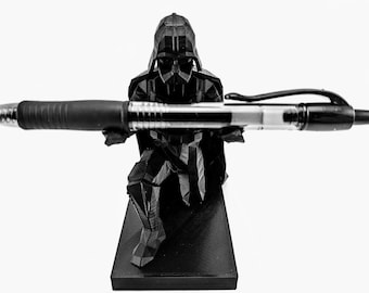 Elevate your Writing to a Galactic Level with Darth Vader Pencil Holder/Excellent Gift to Keep Your Desk Tidy.