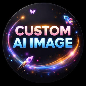 Immagine AI personalizzata: opera d'arte digitale personalizzata, illustrazione generata dall'intelligenza artificiale, arte personalizzata unica