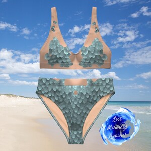Ninfa Marina, Bikini Reciclado de Talle Alto para Mujer