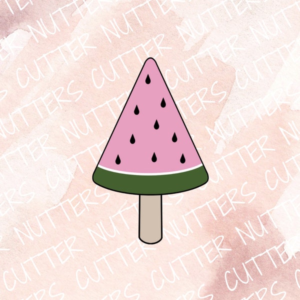Melon Slice Lollypop Cookie Cutter