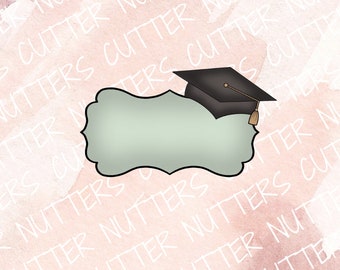 Graduation Plaque Plaque Cookie Cutter