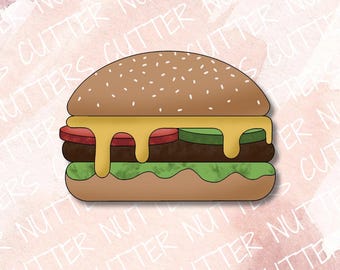 Hamburger Cookie Cutter