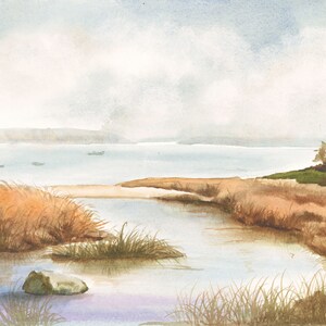 Beach Watercolor #9