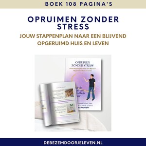 Opruimen zonder Stress - Jouw Stappenplan naar een Blijvend Opgeruimd Huis en Leven (fysiek boek)