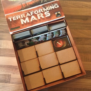 Boxorganizer voor Terraforming Mars - doosinzet voor direct spelen