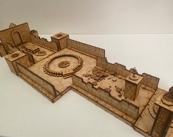 Orc Arena Terrain Set - 28mm Scale For Tabletop Wargaming & RPG Dungeons