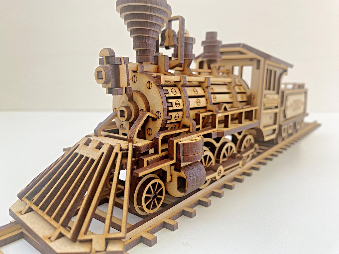 Wild West Locomotive - Laser-cut 28mm to 32mm Scale - Part of