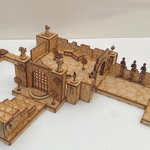 Dungeon Eingangs Starter Set - Dragon Dungeon Set - 28 mm DnD, Pathfinder Terrain, Möbel und Layouts