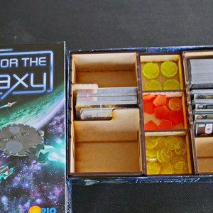 Race for the Galaxy Deluxe Box Organizer - Inzet voor je gamebox.