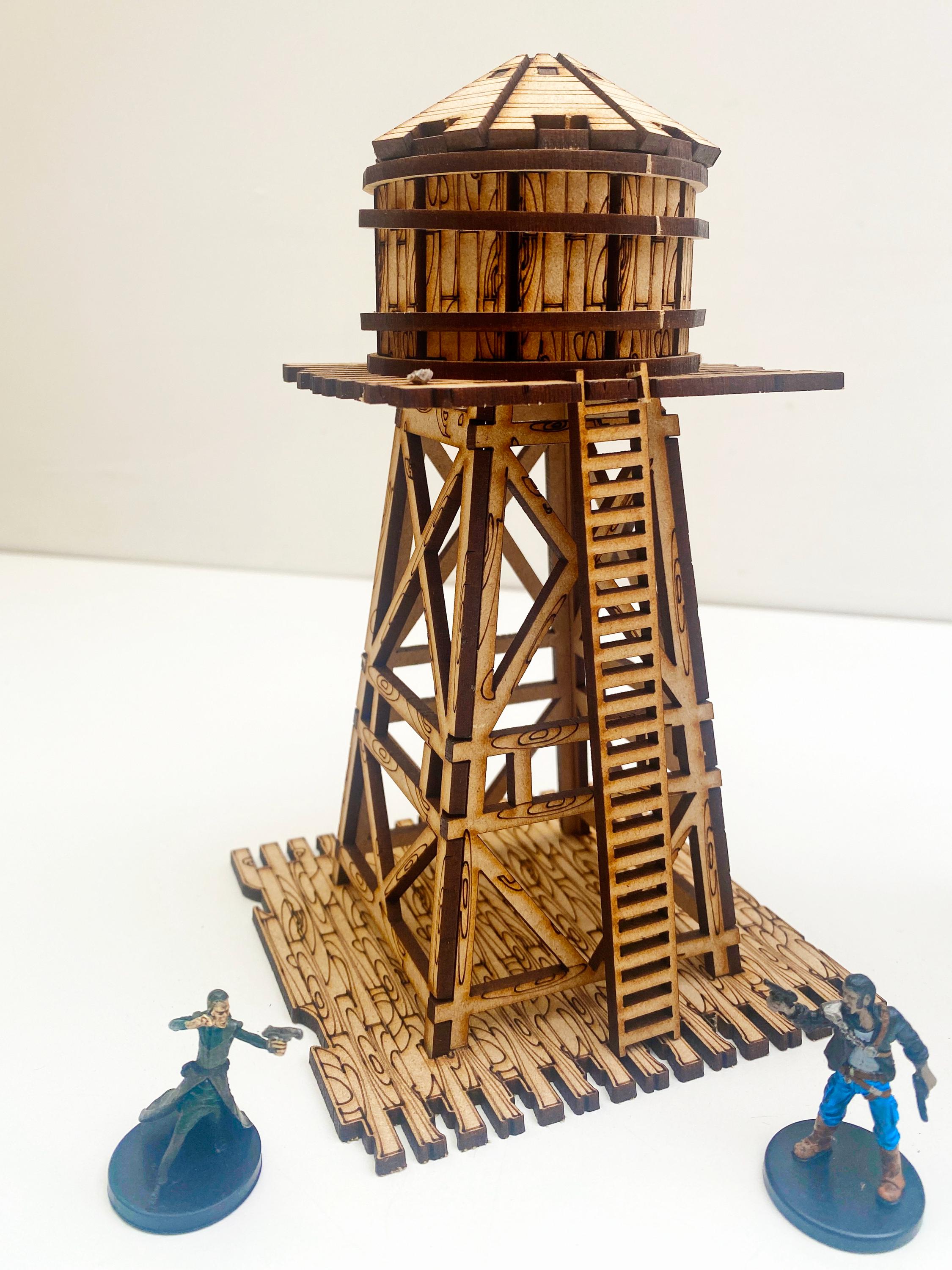 Wild West Water Pump and Water Tower – 28mm to 32mm Wargames, Role Play ...