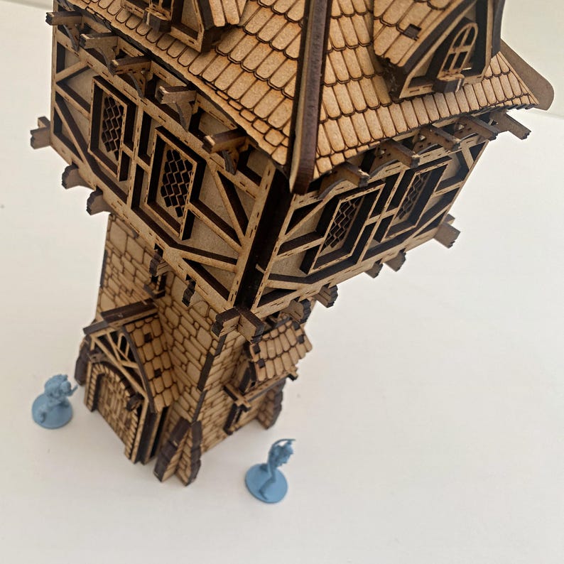 Pathfinder Tower Wizards Keep or Watch Tower Old World Medieval Fantasy Buildings for ...