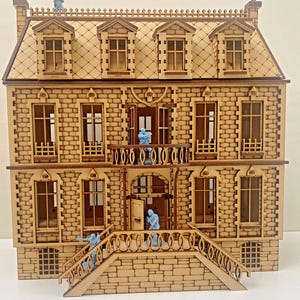 Ready Made: WW2 Normandy Large Château for Wargames (28mm-32mm Terrain with Removable Floors and Roofs)