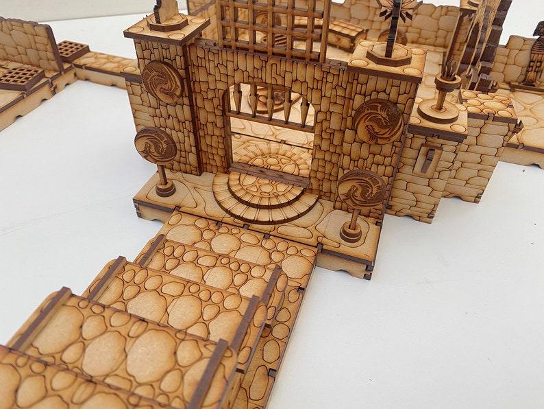 Dungeon Entrance Starter Set - Dragon Dungeon Set - 28mm Dnd ...