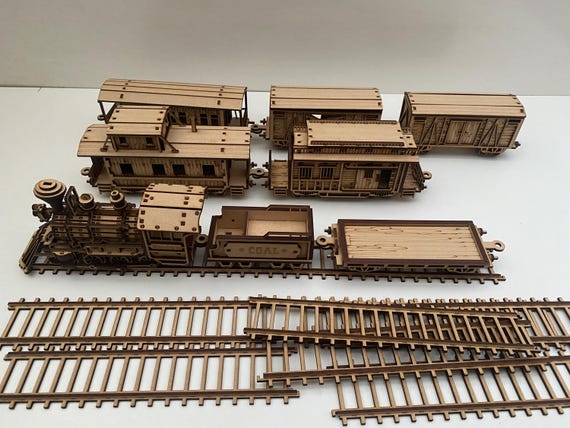 Western  Railroad Nゲージセット Wild West Railroad Train Complete Kit. 28mm Scale - Etsy