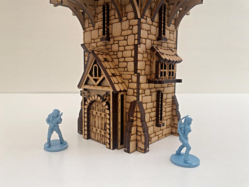 Pathfinder Tower Wizards Keep or Watch Tower Old World Medieval Fantasy Buildings for ...