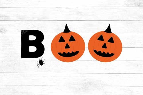 Boo Sign With Svg, Png, Jpg and Cricut Design Files - Etsy