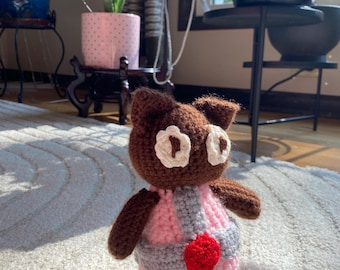 Patrón de gato de galletas a crochet (PDF)
