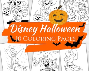 Halloween Coloring Pages | Halloween Activity Printable | Halloween Coloring Book Pages | Printable Activity Pages