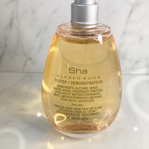 Sha by Alfred Sung 100 ml vintage Edt Tester Box No lid image 4