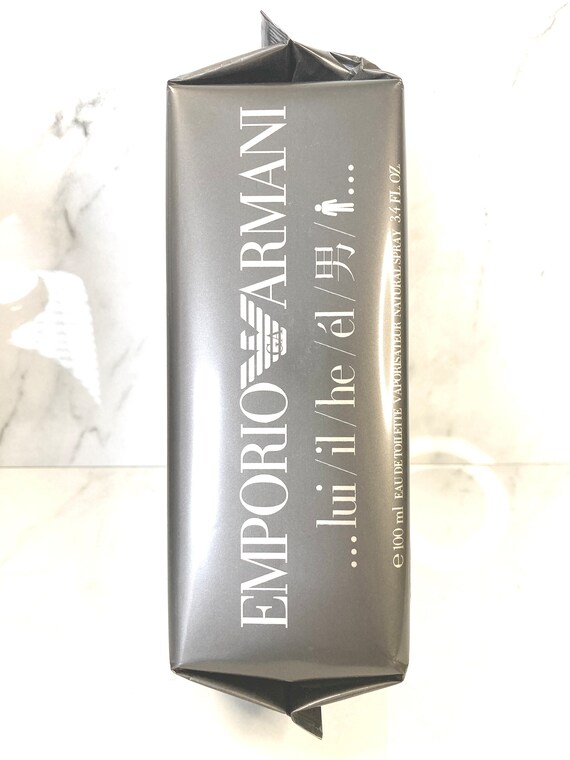 EMPORIO ARMANI He by Giorgio Armani 100 Ml Edt vintage Packing Original Formula Etsy Canada