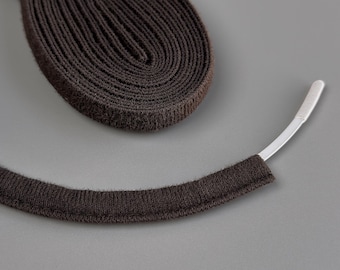 Chocolate Brown 10mm Plush Underwire Channeling – 2m Bra Wire Casing Tape for Bra Making & Lingerie Sewing