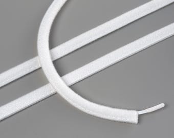 White 10mm Plush Underwire Channeling – 2m Bra Wire Casing Tape for Bra Making & Bridal Lingerie