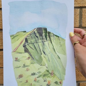 Brecon Beacons National Park Painting, Welsh Wall Art Decor