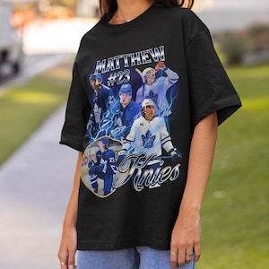 Matthaethe Knies Shirt Vintage 90er Jahre Toronto Maple Leafs NHL Hockey Design Retro Bootleg Geschenk Klassisch Grafisches T-Shirt Unisex TShirt Limited Edition