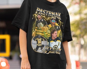 David Pastrnak Shirt Vintage 90s Boston Bruins NHL Fan Hockey Design Retro Bootleg Gift Classic Graphic Tee Unisex T-Shirt Limited Edition