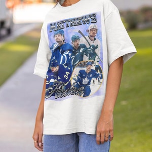 Auston Matthaets Shirt Vintage 90er Jahre Toronto Maple Leafs NHL Hockey Design Retro Bootleg Geschenk Klassisch Grafik T-Shirt Unisex TShirt Limited Edition