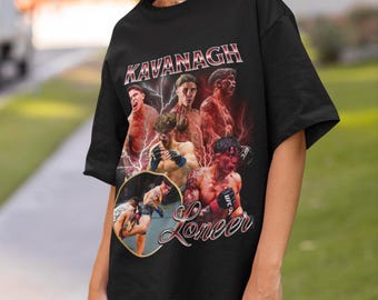 Camiseta Lone'er Kavanagh UFC Retrô Anos 90, Camiseta UFC Estilo Gráfico, Camiseta de Lutador Vintage Oversized, Camiseta Esportiva, Camiseta Retrô MMA, Presente Imitador de MMA