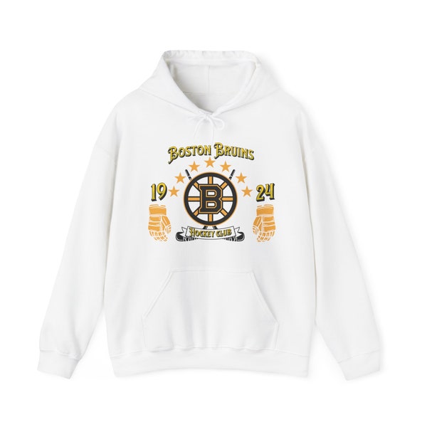 Vintage Boston Bruins Sweatshirt, Bruins Tee, Hockey Sweatshirt, College Sweater, Hockey Fan Shirt, Boston Hockey Shirt NHL Hoodie Pullover